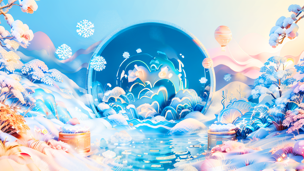 2023東晟大雪節(jié)氣手機(jī)壁紙5